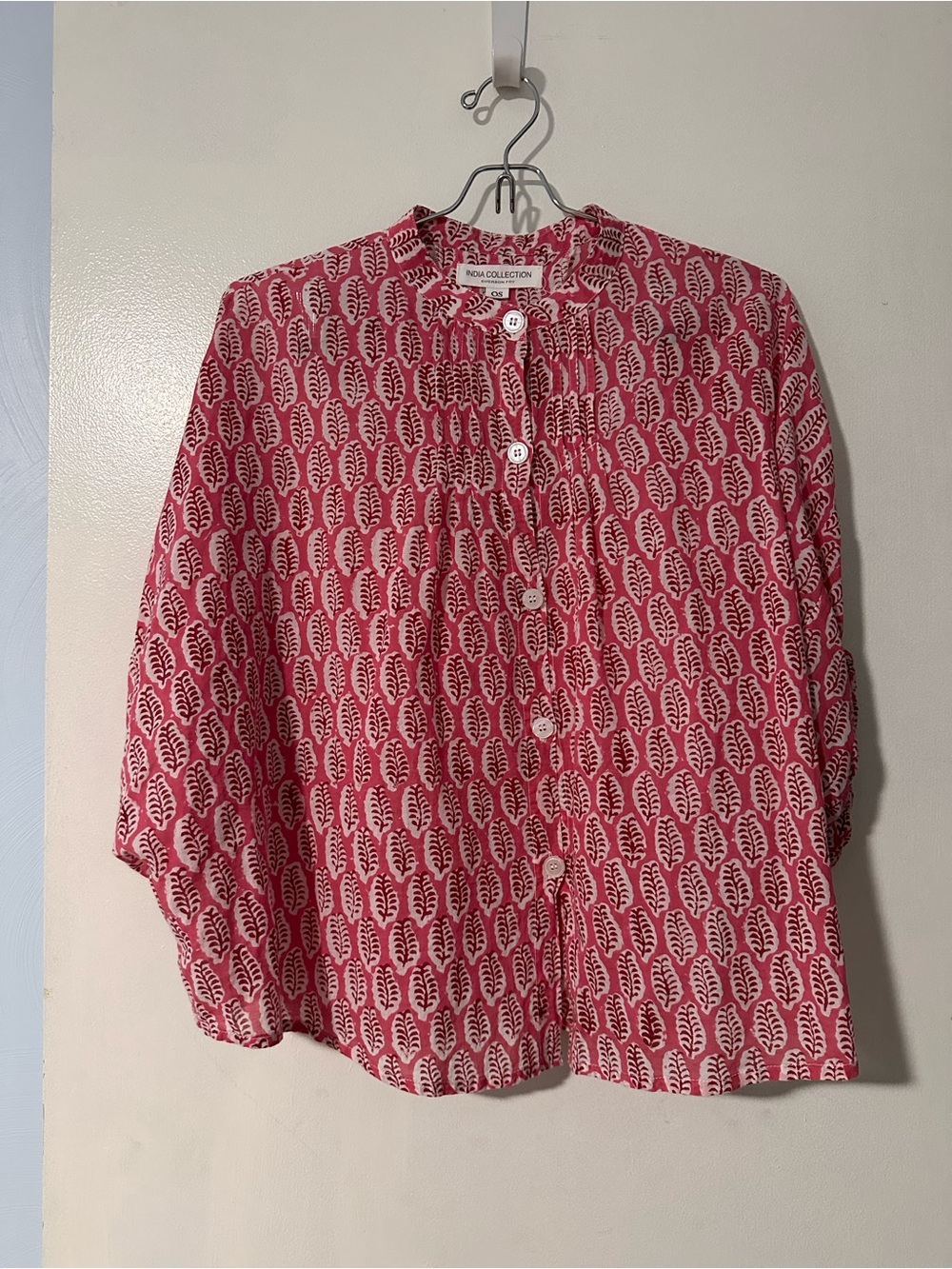 Emerson Fry O/S Blouse Block Print